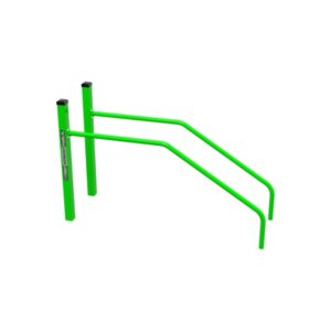 Poręcze równoległe skośne do słupa