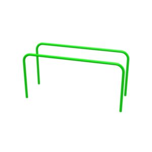 Poręcze równoległe proste wolnostojące