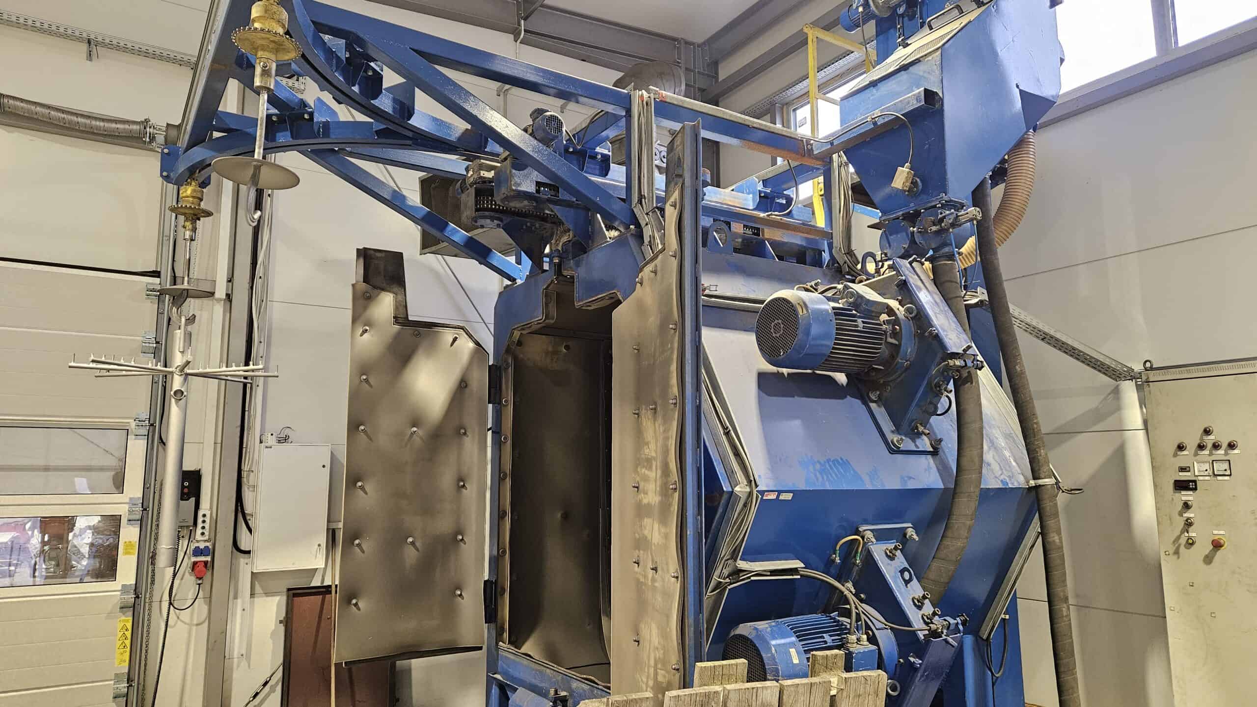 Śrutowanie elementów stalowych w procesie produkcji Damart Group